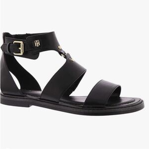 Tommy Hilfiger Black Women's Sandals